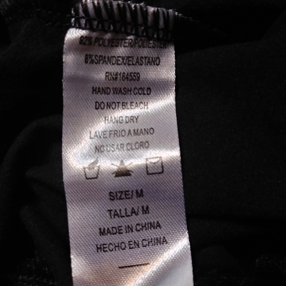 Leggings Depot Black Joggers Women's Size Medium Workout Lounge Relax Active - Picture 6 of 9